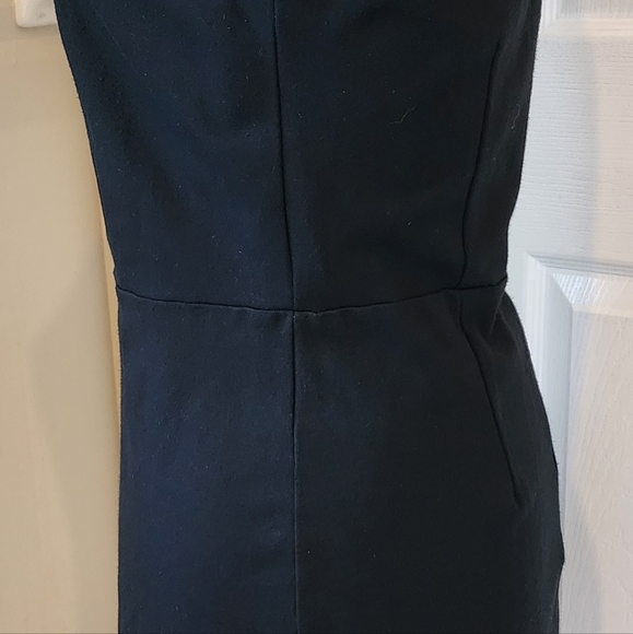 LOFT Ladies black knit dress. 6 - Picture 4 of 7